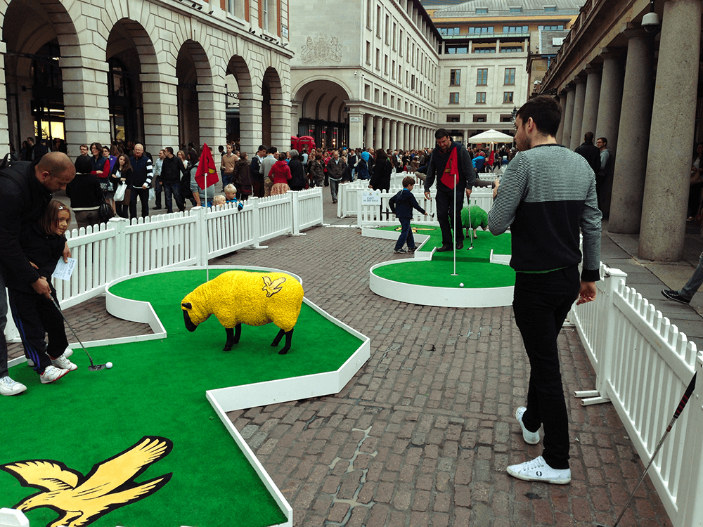 Picket Fencing Crazy Golf Event